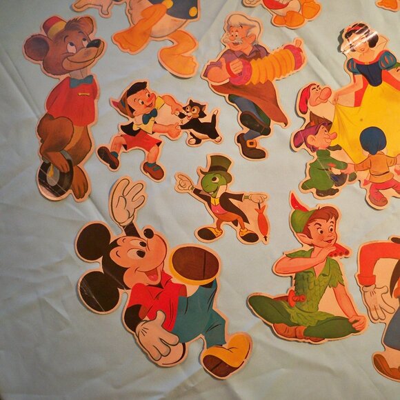Rare *Vintage 24 Walt Disney Characters, 16 Large Wall Decoration - Picture 6 of 16